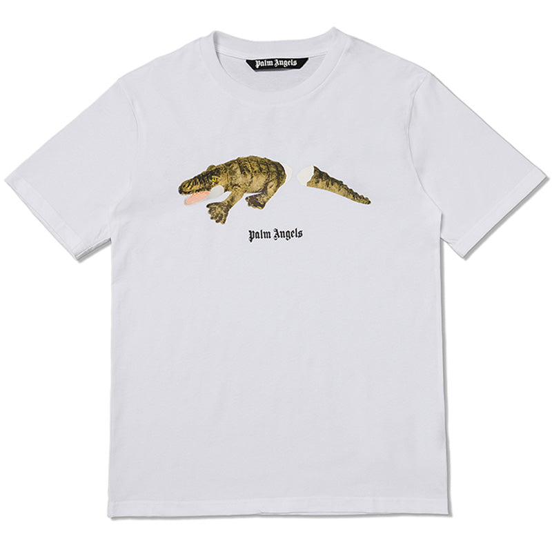 Palm Angel Croc Print Short Sleeve T-Shirt