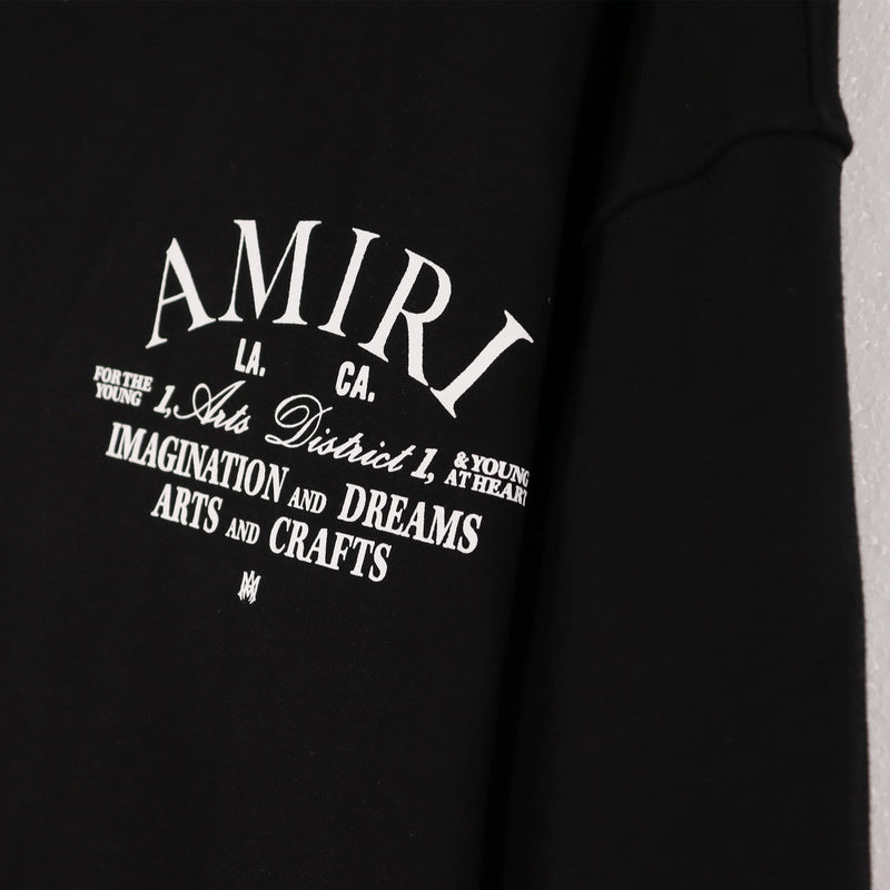 AMIRI Logo-Appliquéd Embroidered Cotton-Jersey Hoodies