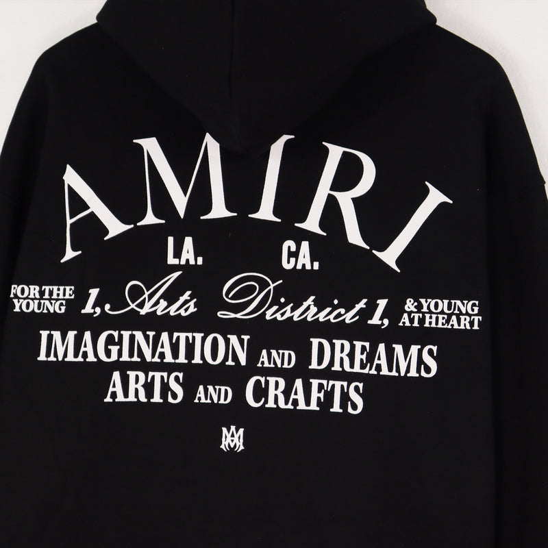 AMIRI Logo-Appliquéd Embroidered Cotton-Jersey Hoodies