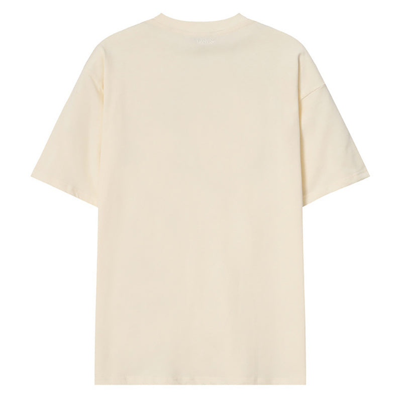 LANVIN Loving heart T-Shirt Apricot