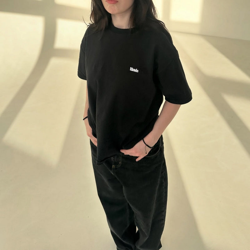 RHUDE ClassIque Mock Nnck Tee