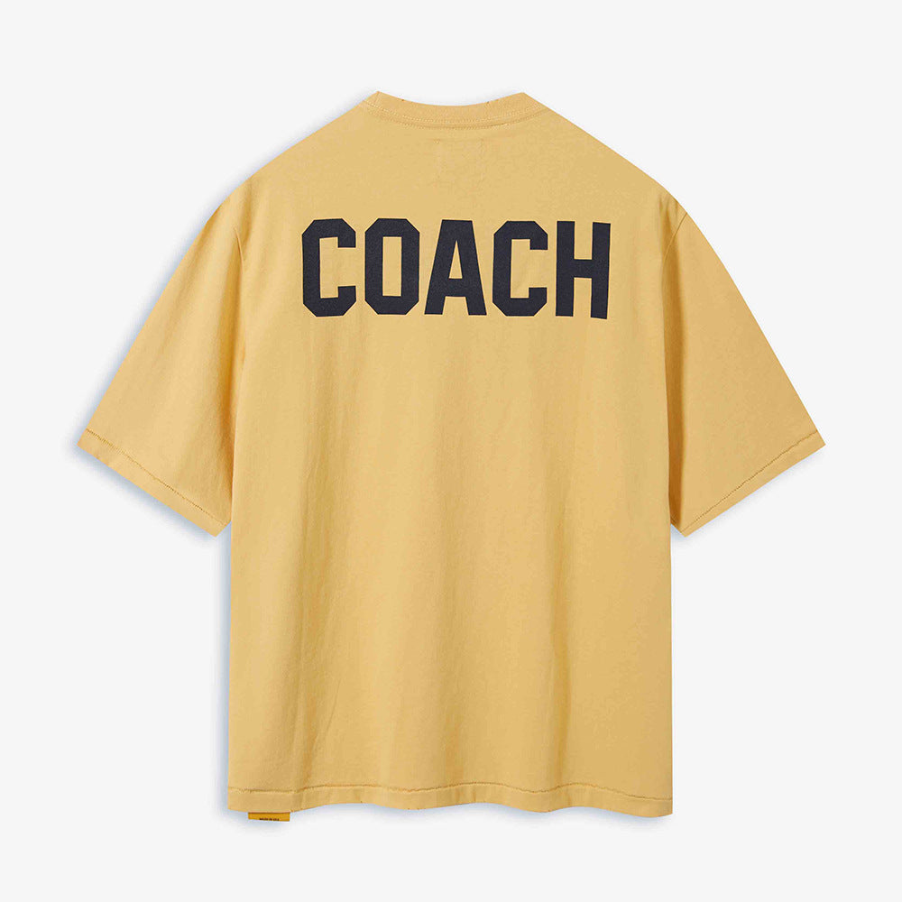 GALLERY DEPT. Reversible Crop T-Shirt "Student Coach"