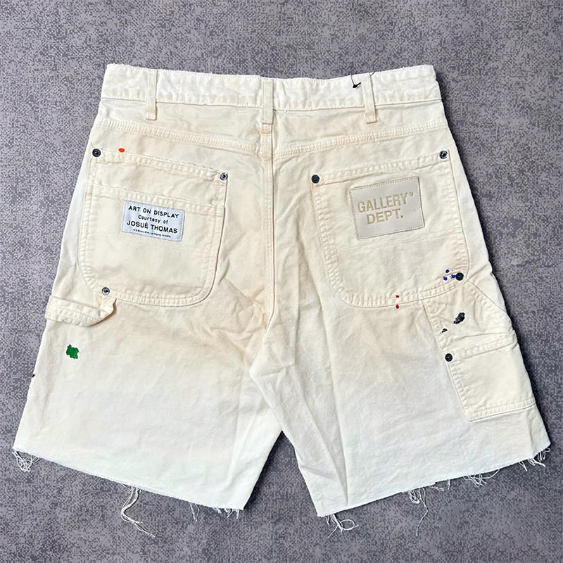 GALLERY DEPT. Flea Carpenter distressed-effect shorts