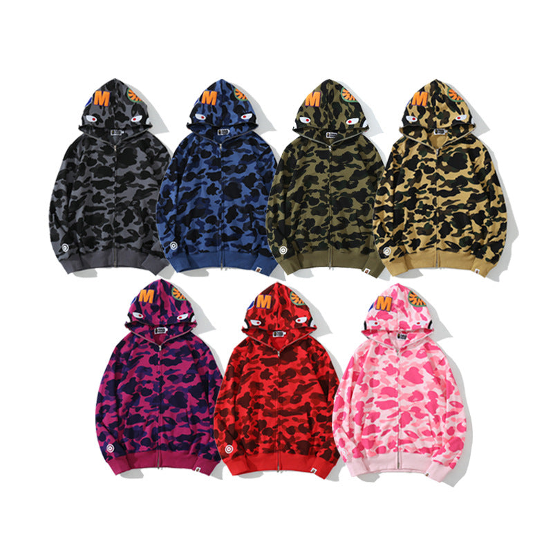 BAPE WGM Camo Zipper Hoodie