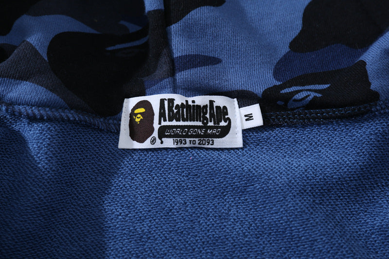 BAPE WGM Camo Zipper Hoodie