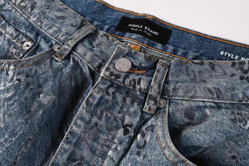 Purple Brand Crystal Diamond Jeans #100