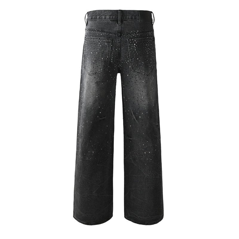 Purple Brand Crystal Diamond Jeans #105