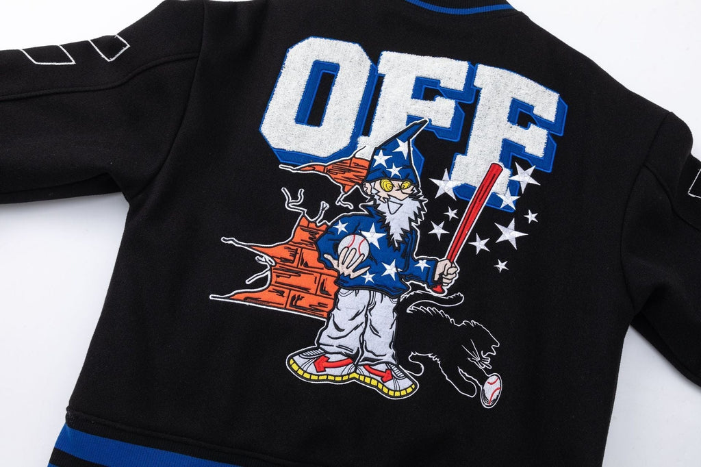 OFF WHITE Logo-Embroidered Jacket